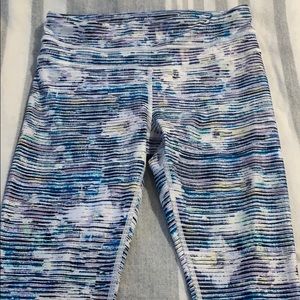 Lululemon Printed Crop Leggings Size 6